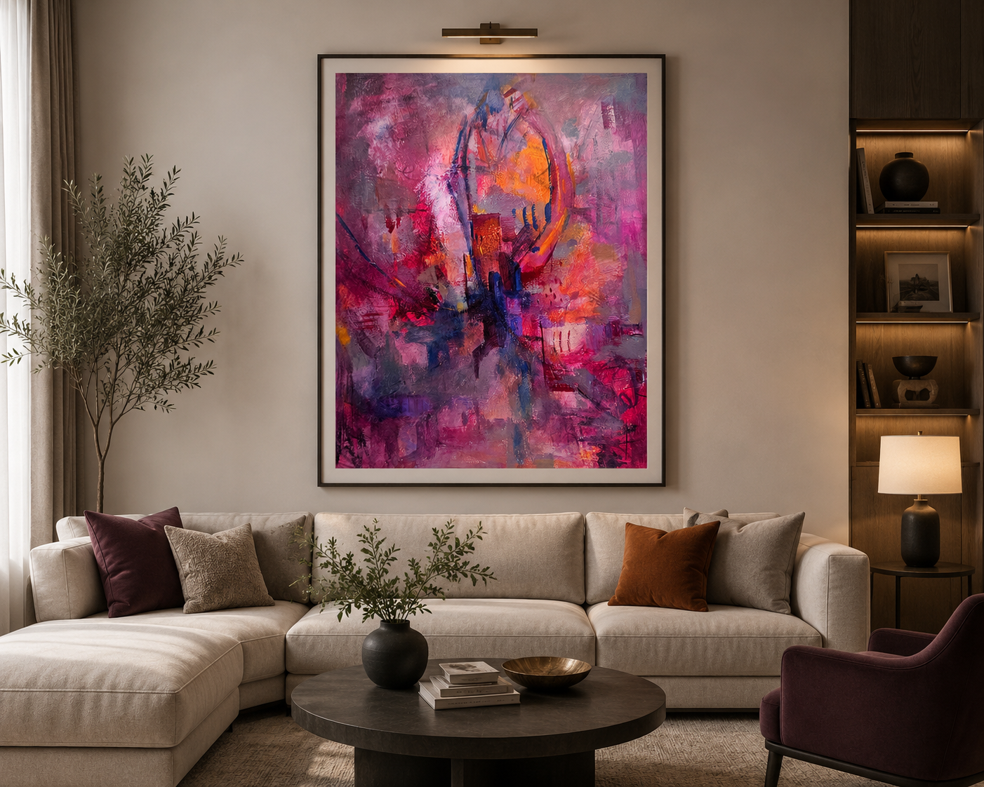 Tikkle Me Pink | Original Contemporary Painting by Shawn Ashman