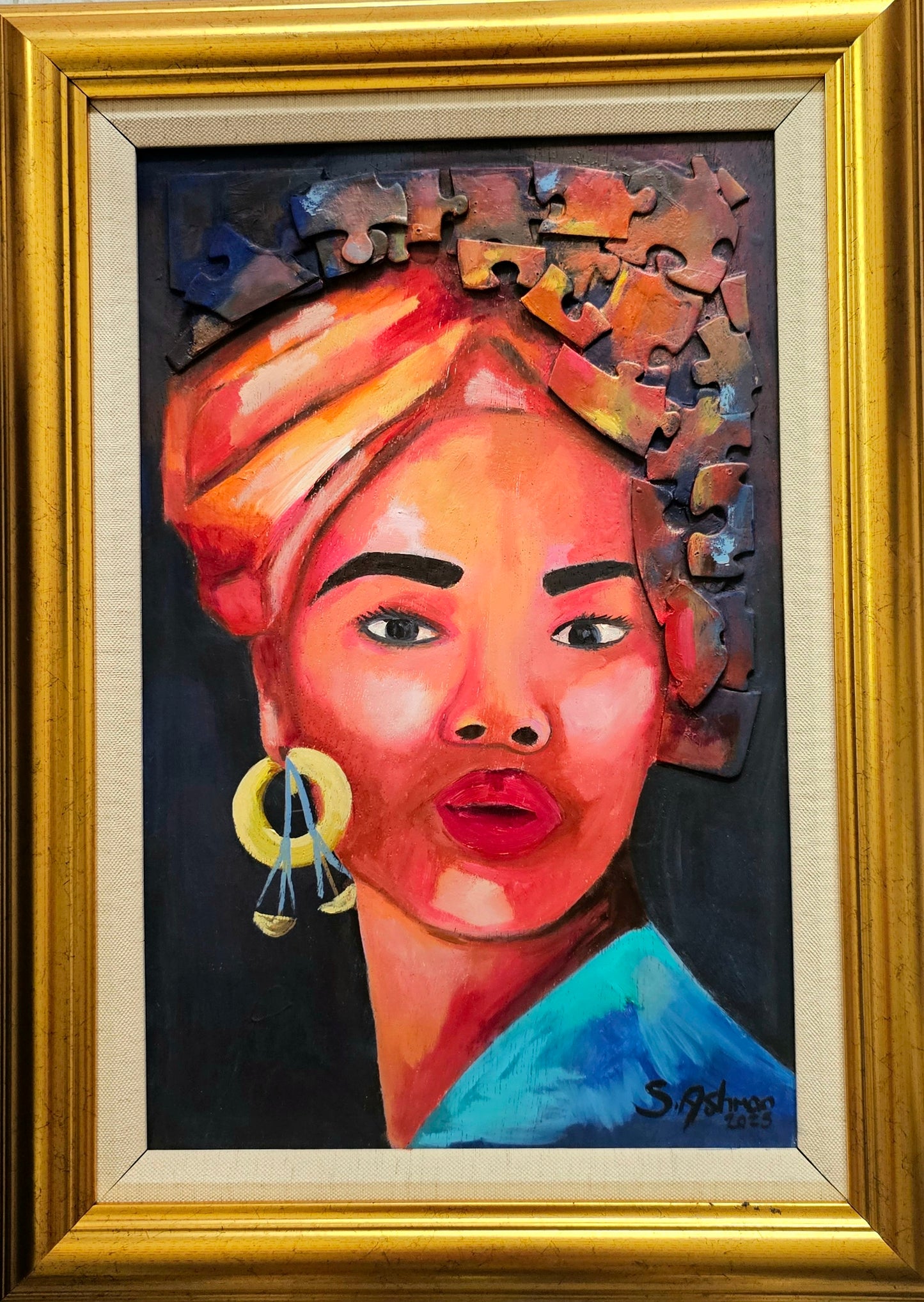 She Came Together - framed