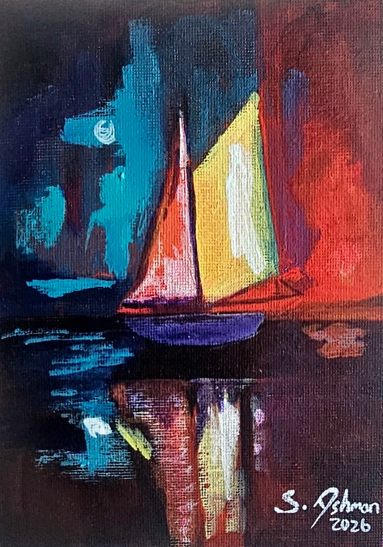 Boat in expressionsim