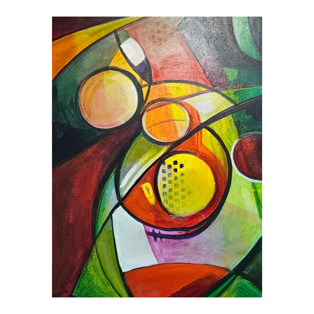 Geometric shapes influencing cubism