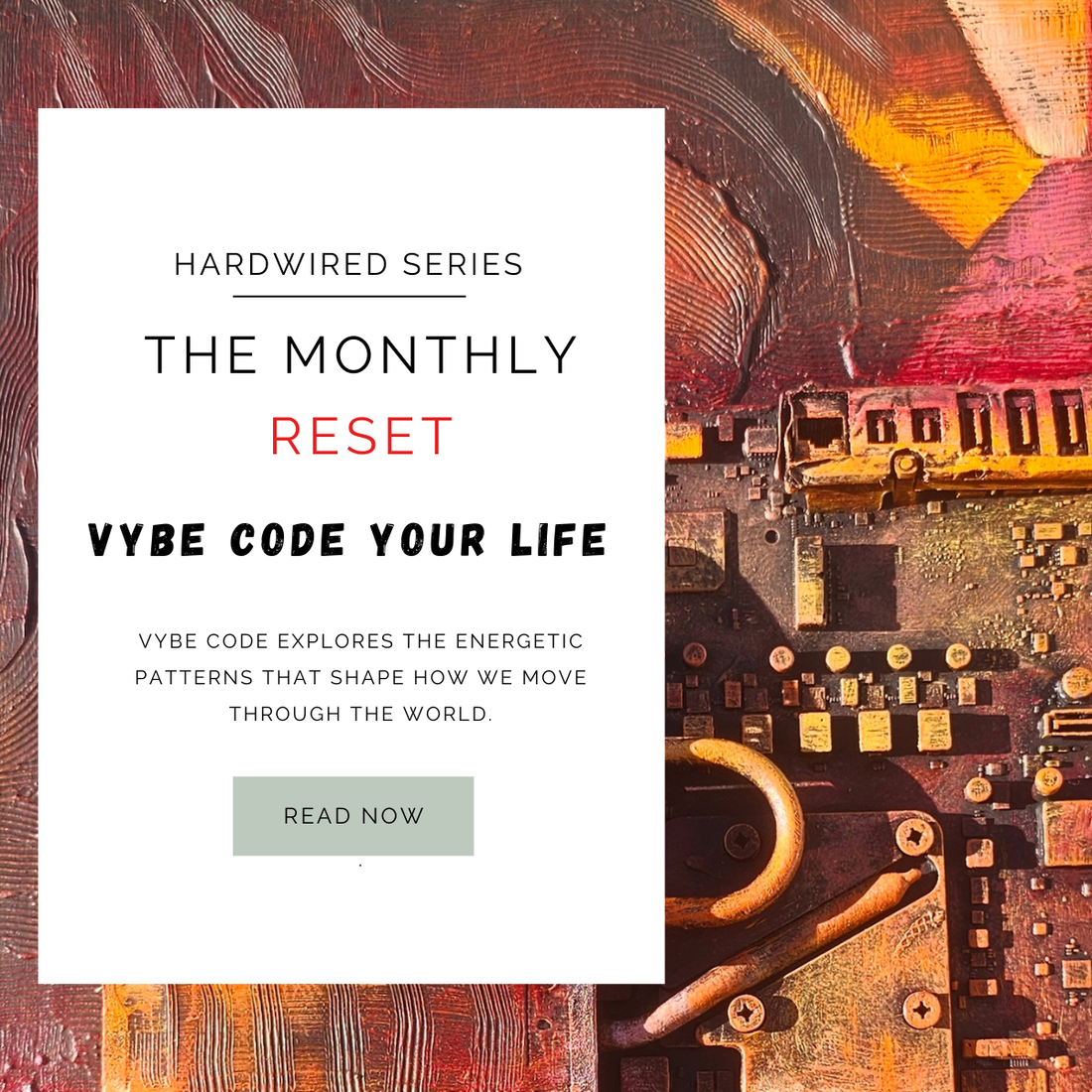 August Reset - Vybe Code Your Life