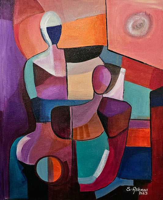 A new life, a cubism depicting of a renewed life