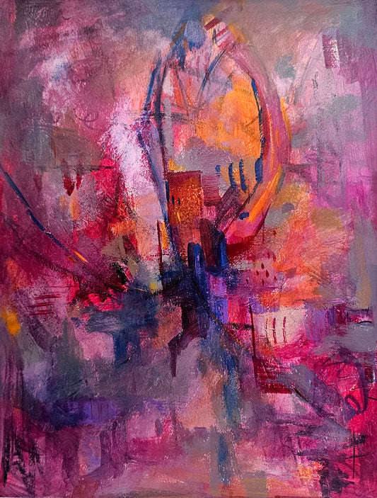 Tikkle Me Pink | Original Contemporary Painting by Shawn Ashman