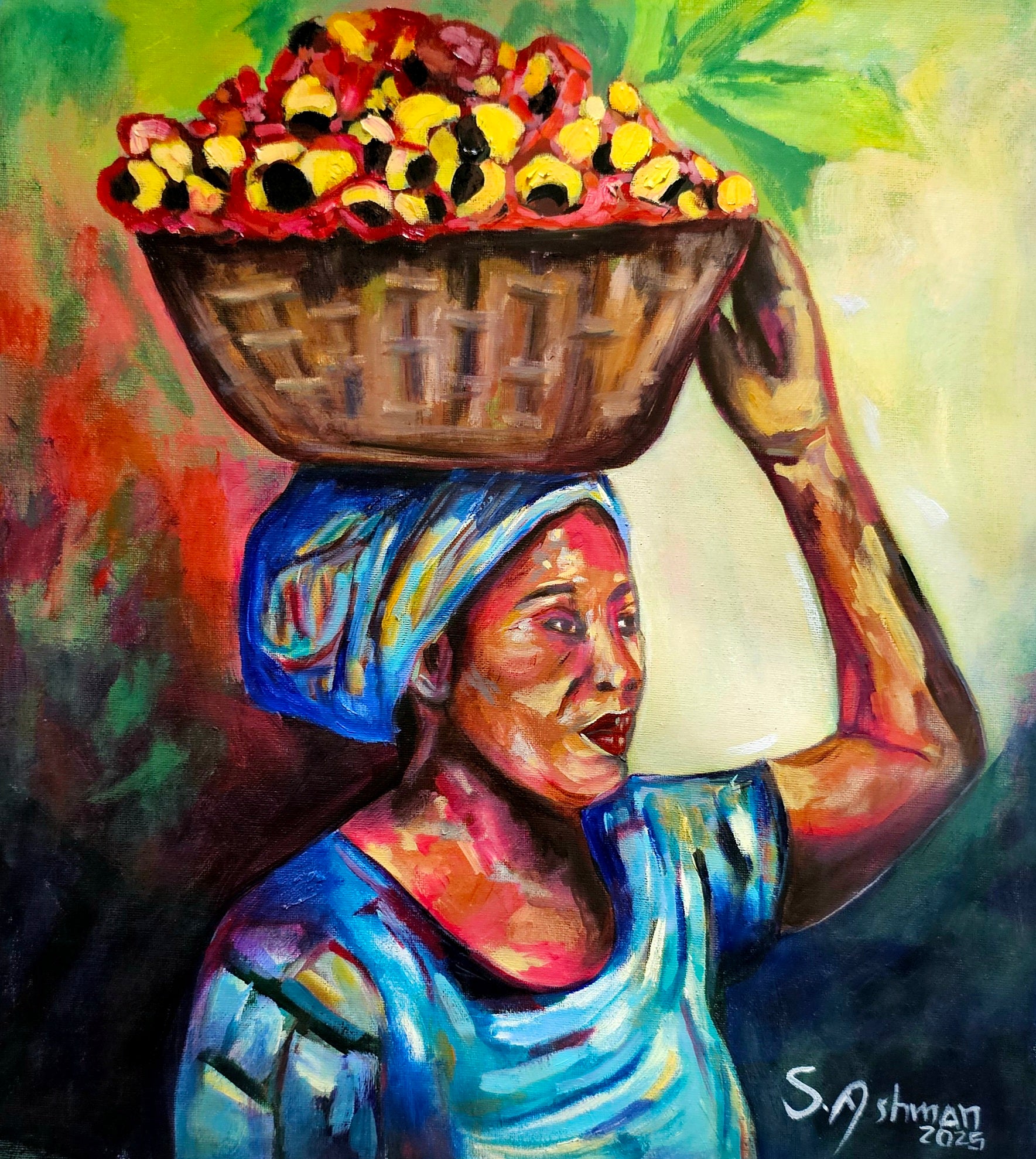 woman with ackee