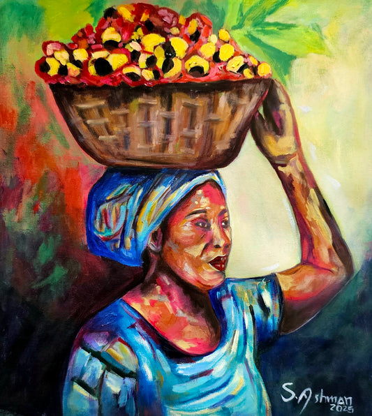 woman with ackee