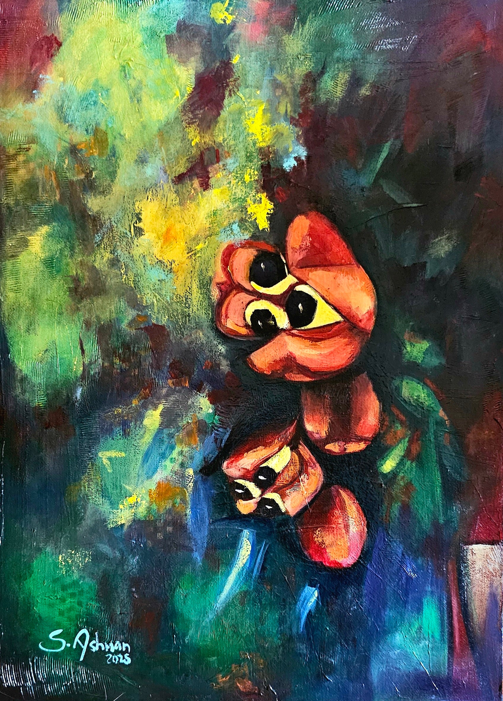 painting of jamaican ackee