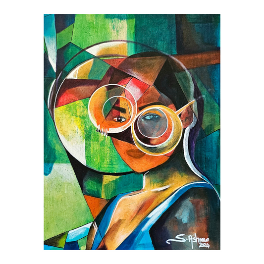 Reshape your Future woman looking into the future