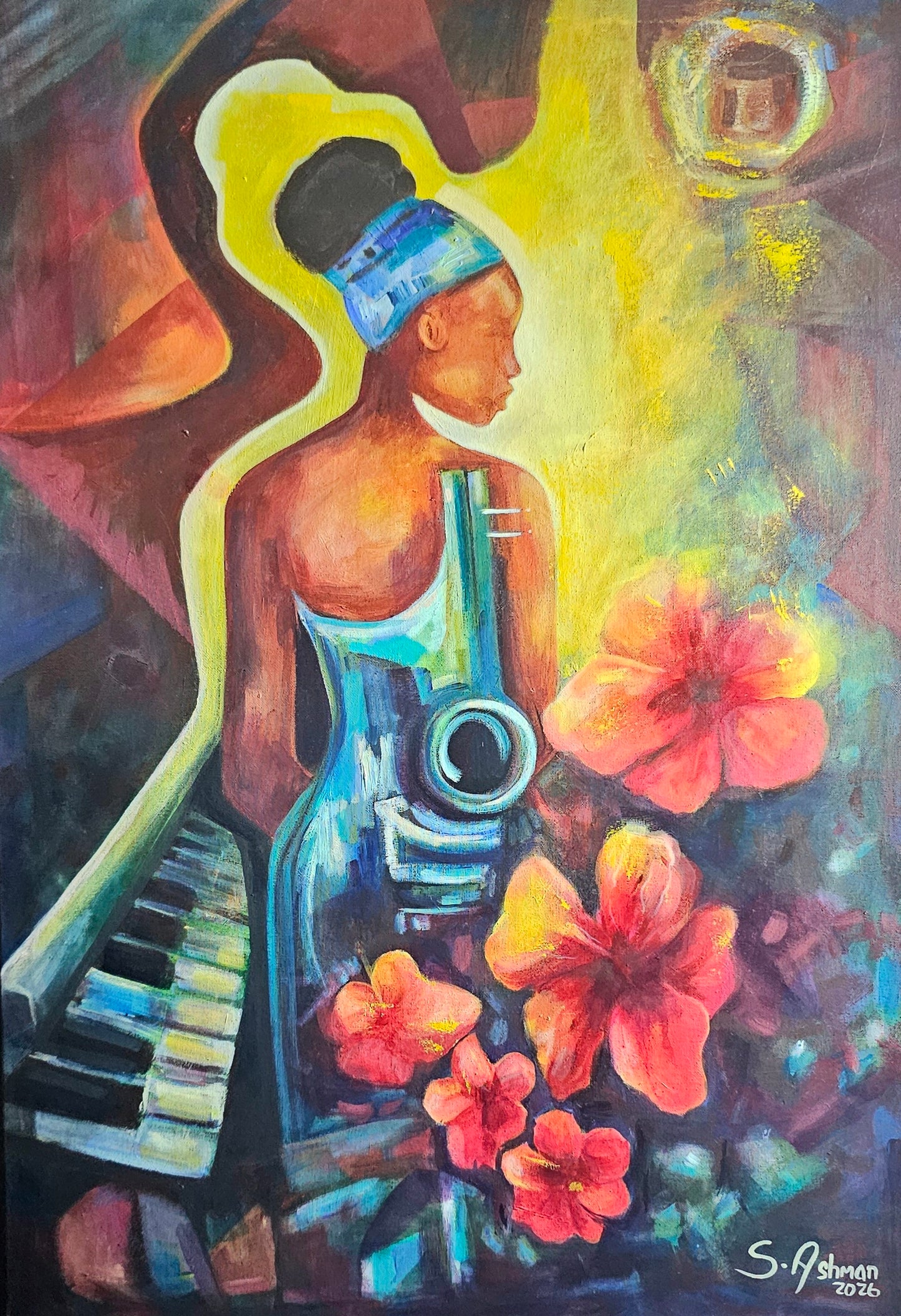 She Carries the Song by Shawn Ashman Art